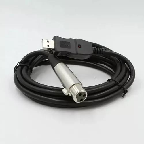 Cabo USB para XLR