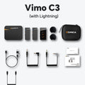 Microfone de lapela sem fio Vimo C