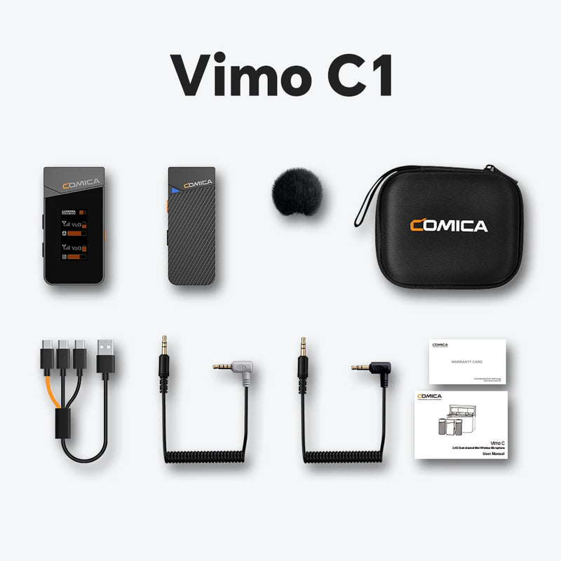 Microfone de lapela sem fio Vimo C