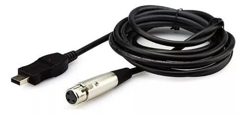 Cabo USB para XLR